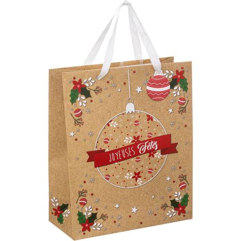 Sacchetto regalo kraft medio - Feeric lights & christmas (1/2)