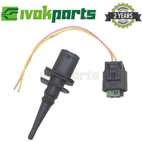 Capteur de température extérieure ambiante avec connecteur compatible avec BMW Série 1, 6 et 7 E39 E46 X3 X5 X6 Z4 Z8 Mini R50 R53 R56 R55 (1/5)