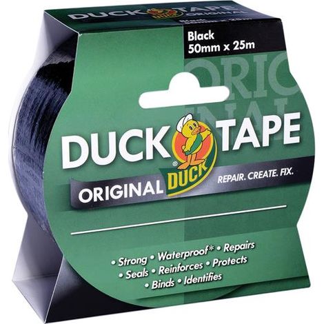 Shurtape 211109 Duck Tape Original 50mm x 25m Black SHU211109