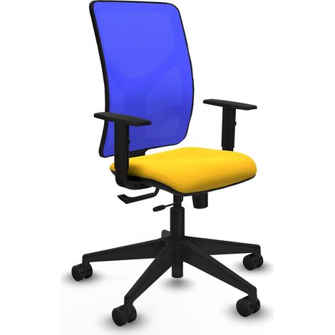 Silla de oficina piqueras y crespo Motilla negro espuma de alta densidad (1/2)
