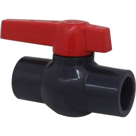 Vanne pvc a coller 90mm vanne boisseau spherique robinet a bille sphere pour piscine (1/5)