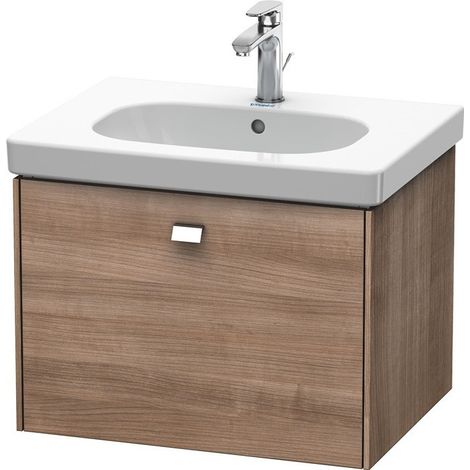 Duravit Brioso Vanity pensile a parete 62,0 x 46,9 cm, 1 cassetto, per lavabo D-Codice 034265, Colore (anteriore/corpo): Decorazione ciliegio ticinese, maniglia cromata - BR404501073