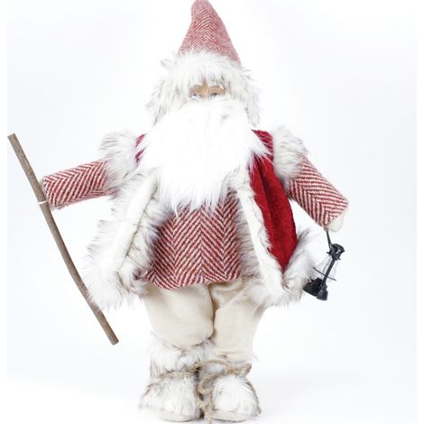 Babbo natale h100 rosso per decorazioni addobbi natalizi da vetrina negozi casa (1/5)