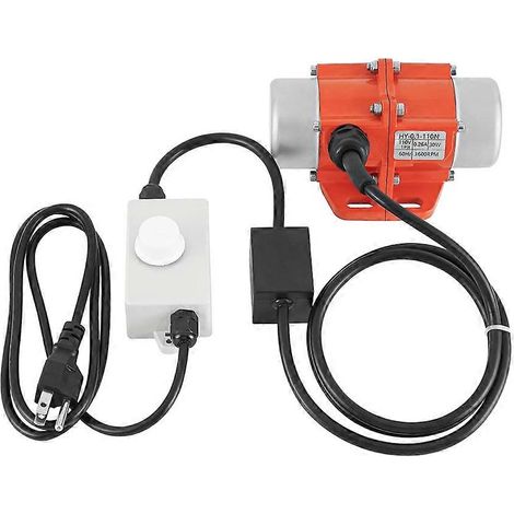 Tamis vibrant pour béton 30 W, moteur vibrant avec variateur de vitesse, étanche, 3 600 tr/min, pour table vibrante à sable, prise américaine. (1/5)