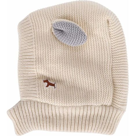 Chapeau Pour Chien - Tricoté Avec Doublure Velours - Oreilles De Lapin - Pour Hiver - Taille Unique (1/5)