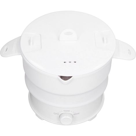 Réchaud électrique pliable 800 W 1,2 L pour voyage, camping, bureau, hôtel, nouilles, porridge, soupe, prise UE 220 V (1/5)