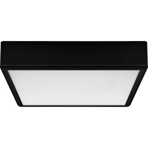 Plafoniera LED quadrata nera 21,5cm CCT 22W Rabalux (1/3)