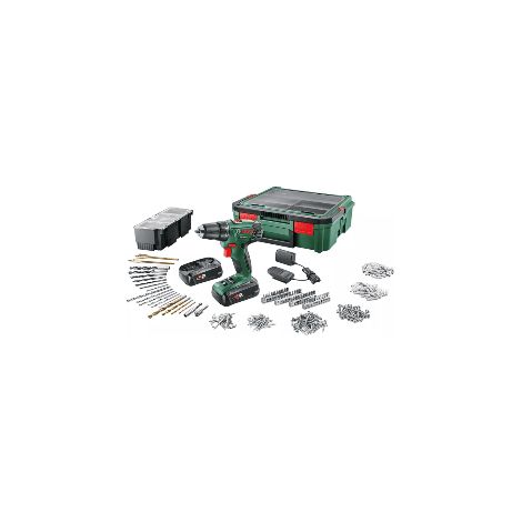 Perceuse 18V (2x1.5Ah) en systembox avec accessoires - BOSCH 06039A310S (1/5)