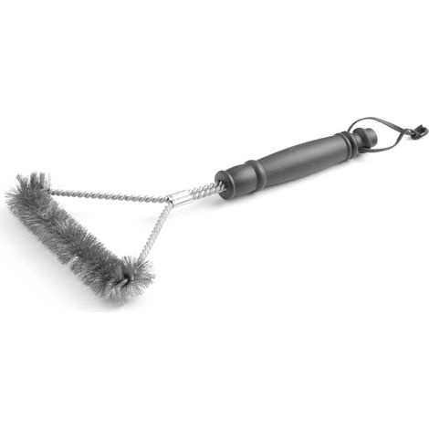 Cepillo de alambre para parrilla de barbacoa de acero inoxidable en forma de Y, 310x170 mm - Hendi 525425 (1/2)