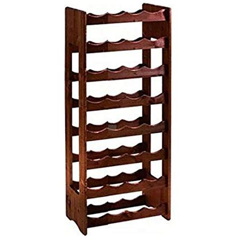 CANTINETTA IN LEGNO SCURO 32 POSTI cm.42x25x100h