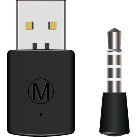 Sollbry Adaptador Bluetooth para PS4 - Mini adaptador USB 4.0 para auriculares Bluetooth, mini micrófono inalámbrico, adaptador USB para auriculares inalámbricos PS4 (1/3)