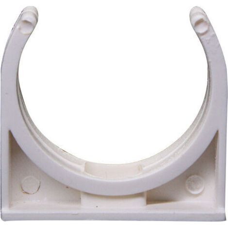 [JAMAIS UTILISÉ]PVC Eau Tuyau 50mm Pinces Clips Apte pour 50mm/1,97" OD TV Plateaux Tubes Tuyau Cintre SuPPort Pex Tubes 100Pcs，blanc
