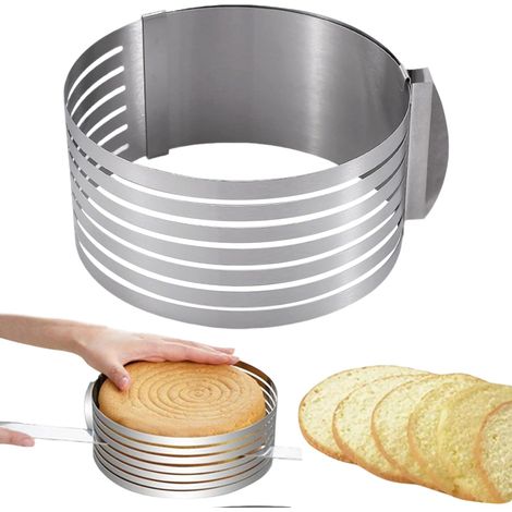 Moule Layer Cake Diam 16-19 Cm pour Cercle Patisserie Trancher (1/5)