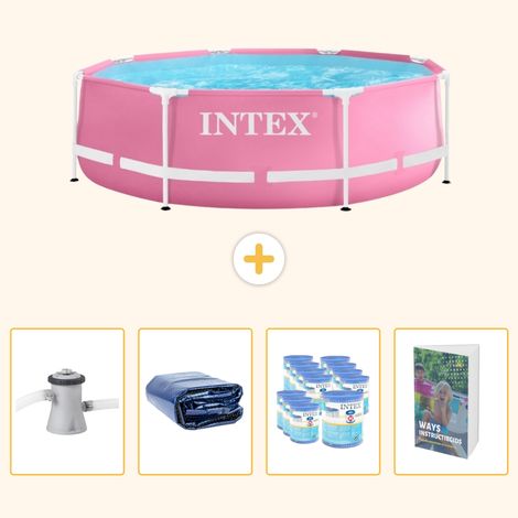 Intex Piscine Tubulaire Ronde - 244x76 cm - 5-pièces  SCB127 (1/5)