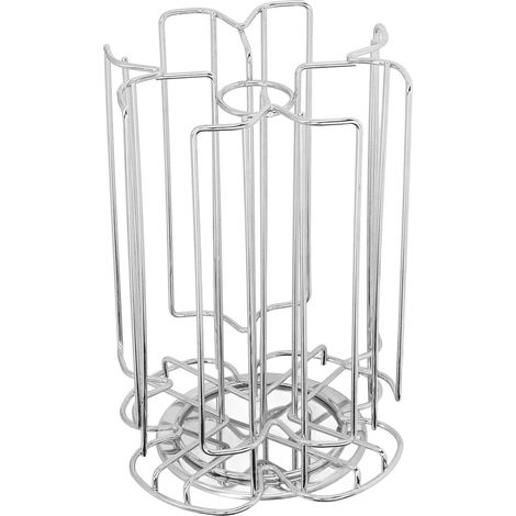 Support mural pour capsules de café, rangement organisateur métallique pour dosettes (1/5)