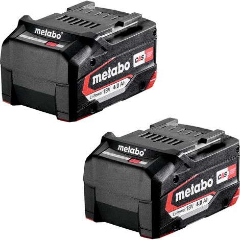 Metabo Ersatzakku 18 Volt 2x 4,0 Ah Li-Ion Akkupack Schiebeakku CAS Mafell (1/2)