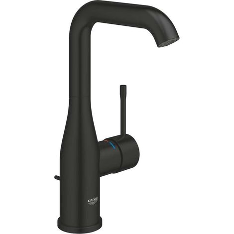Grohe Essence New - Waschtischarmatur mit Ablaufgarnitur, schwarz matt 326282431 (1/5)