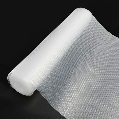 Trimec – Tappetino antiscivolo in EVA per cassetti – Atossico, antibatterico, lavabile – Protezione trasparente 45x200 cm (1/5)
