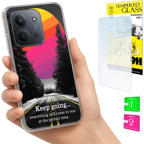 Custodia per Xiaomi Redmi 15C 5G 173mm / Poco C85, cover posteriore in vetro (1/5)