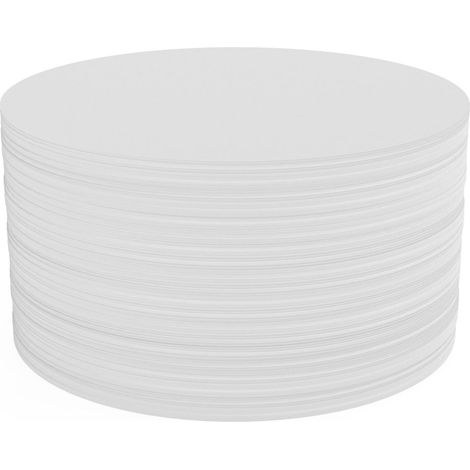 Magnetoplan Kommunikationskarte rund, Ø 140 mm, 500 Stück, weiß, D 140 mm, 500 BL 500 Stk