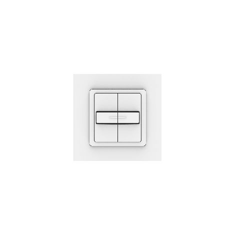 Somfy – Inverseur filaire SMOOVE DUO WT position fixe – Commande 2 volets roulants – Montage encastré ou apparent – Connecteurs rapides