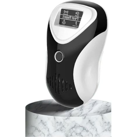 Insectifuge à ultrasons, insectifuge électronique (noir et blanc européen) (1/4)