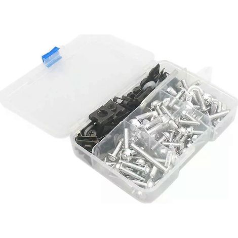 Verkleidungsschraubensatz kompatibel mit Honda CRF 450 1000 CR CRF XR XL 85 125 250 500 (Befestigungsschrauben und Muttern enthalten). (1/5)