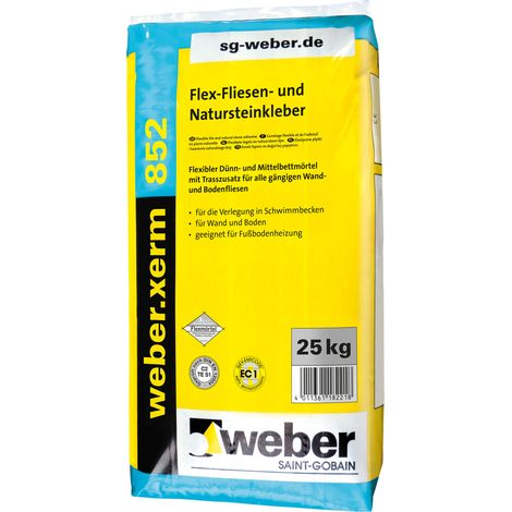 weber.xerm 852 Flex-Fliesenkleber 25kg grau