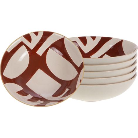 Amadeus - Assiette creuse Ambre 19 cm (lot de 6) (1/4)