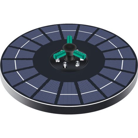 Pompe solaire flottante extérieure 6W Buse de pulvérisation rotative avec levage automatique Décoration pour bassin de jardin/abreuvoir à oiseaux/fontaine (1/2)