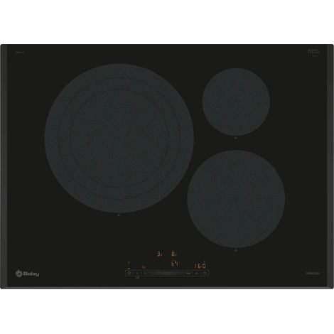 Plaque induction balay 7400W anthracite 71cm vitroceramique (1/2)