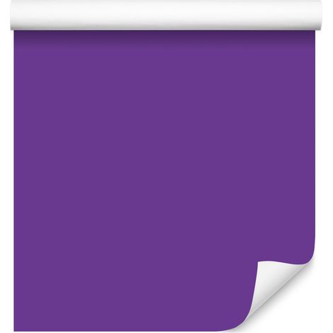 Papel pintado liso con fondo morado y centro morado, 50x1000 cm. (1/5)