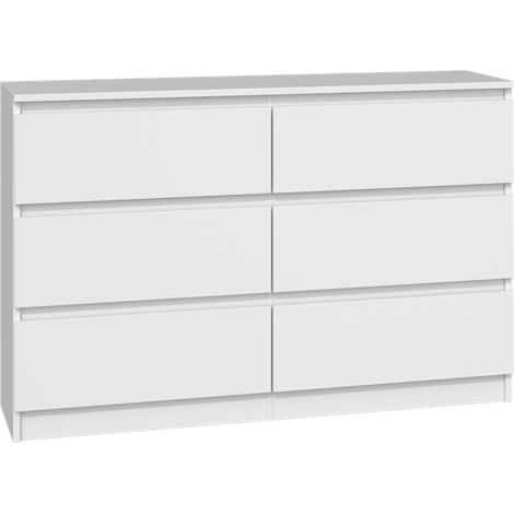 Cassettiera Malwa M6/120, BIANCO
