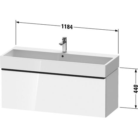 Duravit DE4275010550000 DN WTU WH 1184x442x440 Az 1 Ei (1/2)
