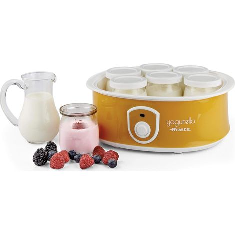 Yogurtera Ariete 617 Yogurella con 7 Tarros de Cristal 1.3L 20W (1/4)