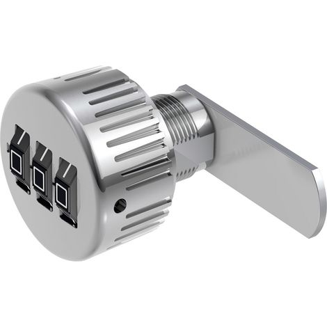 Basi 9000-1362 Serrure à levier chrome