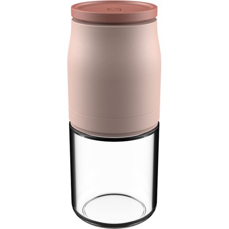 Moulin à poivre à épaisseur réglable, broyage uniforme, outil multifonction pour la cuisine, accessoire rose (1/5)
