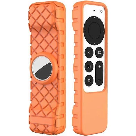 Étui de protection pour télécommande Apple TV 4K (2 pièces) - Orange (1/2)