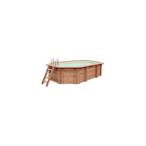 Piscina in legno fuori terra JARDIN 490 Liner sabbia