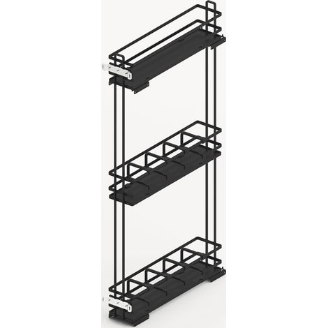 Hettich Lario Frontauszug 400 KB150 3-etagig anthrazit