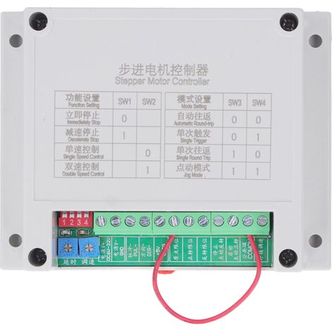 Contrôleur moteur pas à pas 1 axe, générateur d'impulsions PWM 2 vitesses avant/arrière CNC, 6V‑32V (1/5)