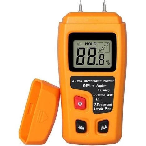 Portable Wood Moisture Tester LCD Moisture Tester for Measuring the Moisture Content of Firewood Paper (1/4)