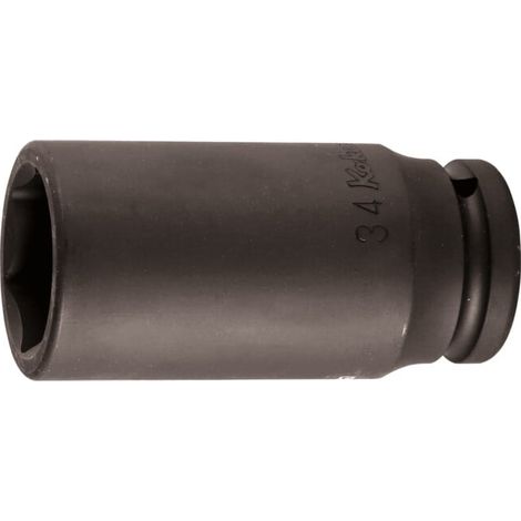 KO-KEN Douille IMPACT 6 pans, 3/4 pouce mince, longue, Ouverture: 36 mm