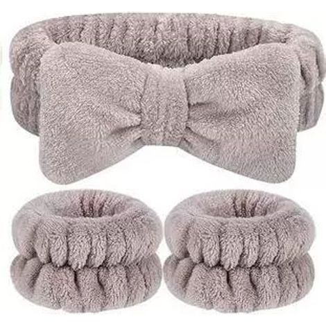 Ensemble de 6 pièces pour spa : bracelet, bandeau, élastique à cheveux et bracelet. (1/5)
