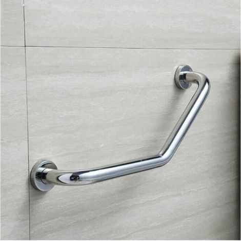 Barra de apoyo para bañera de 45 cm, barra de apoyo de pared, toallero de pared para personas mayores. (1/5)
