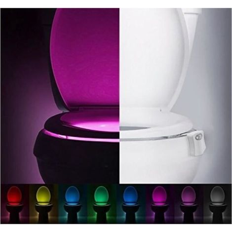 Veilleuse LED - Non spécifié - Lampe de Toilette - Détecteur de Mouvement - 8 Couleurs - Intérieur (1/4)