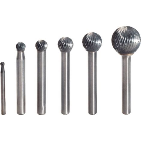KS Tools 5153281 Punta fresatrice Metallo temprato Lunghezza 38.5 mm Dimensione, Ø 3 mm