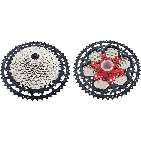 Cassetta a ruota libera per mountain bike, con diverse opzioni di velocità, in lega di alluminio leggera. (1/2)