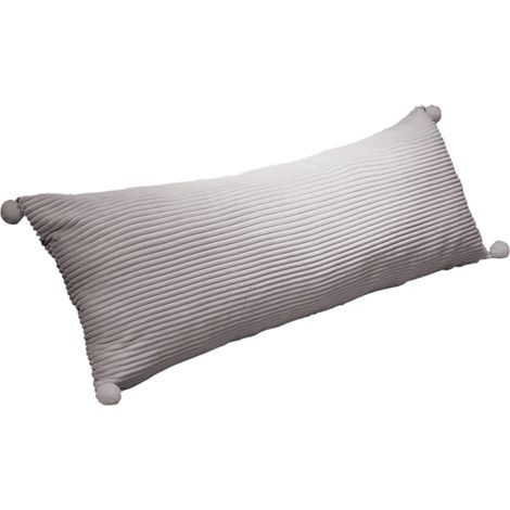 Oreiller Corps Integral - Mousse à Mémoire de Forme - Pour Sommeil Latéral et Dorsal - 60 cm - Gris Foncé - 1 Pièce (1/5)