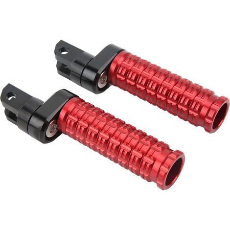 Paar CNC-gefräste Motorradfußrasten aus rot eloxiertem T6063-Aluminium, Ersatz für Benelli Tornado 252R 2021-2022 (1/5)